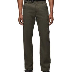 prAna Stretch Zion Pant M4ST34116 34" Inseam Cargo Green Size 32 NWT